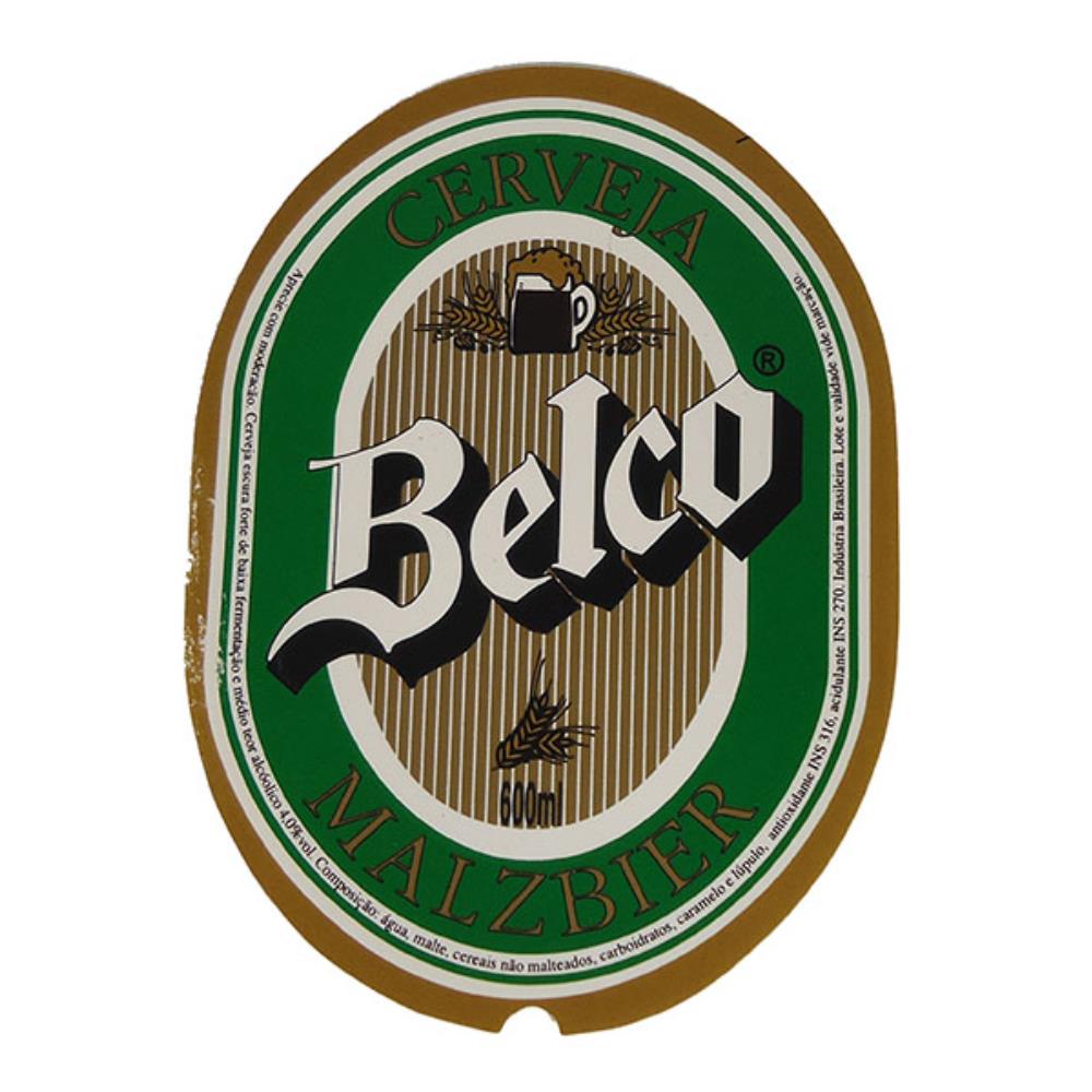 Rótulo de Cerveja Belco Malzbier 600ml 2