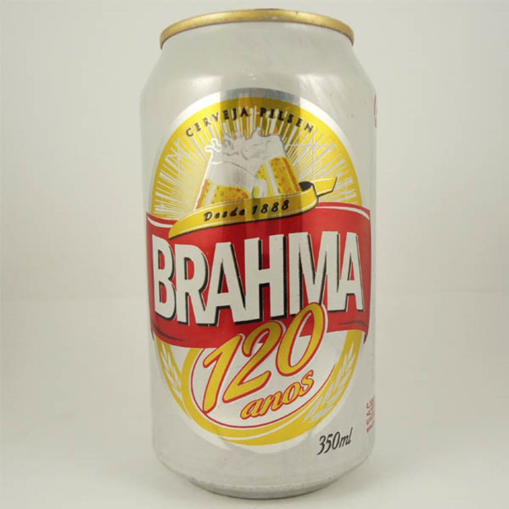 Brahma Cerveja Pilsen 120 anos (Lata vazia)