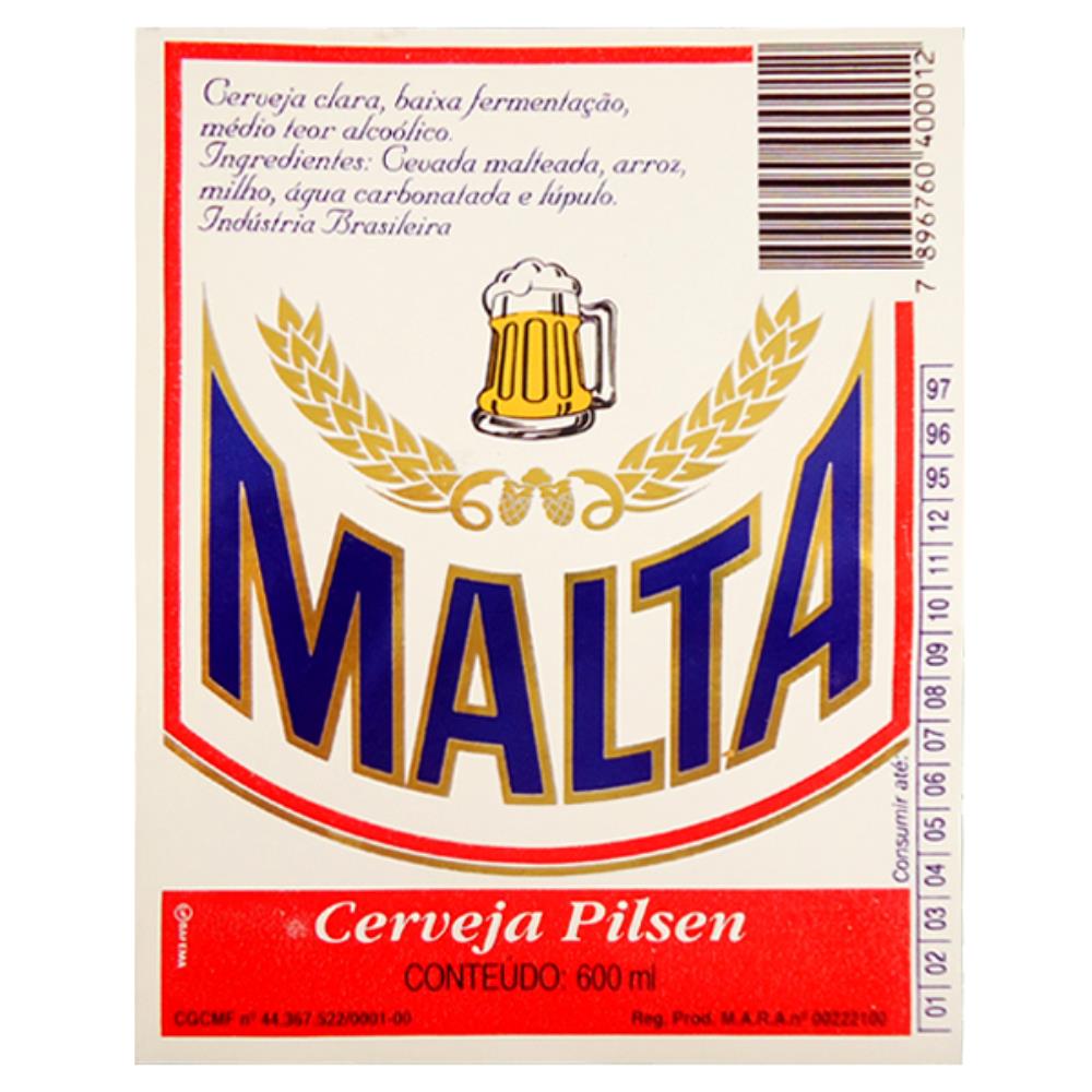 Malta Cerveja Pilsen 600 ml