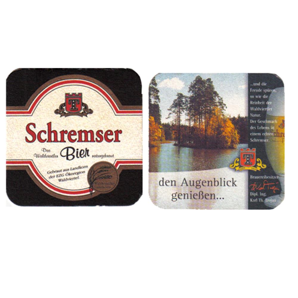 Áustria Schremser Bier den Augenblick genieBen