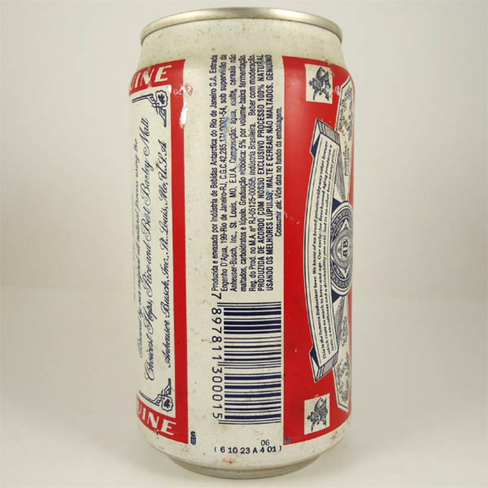 Budweiser 97 355ml (Lata Vazia)