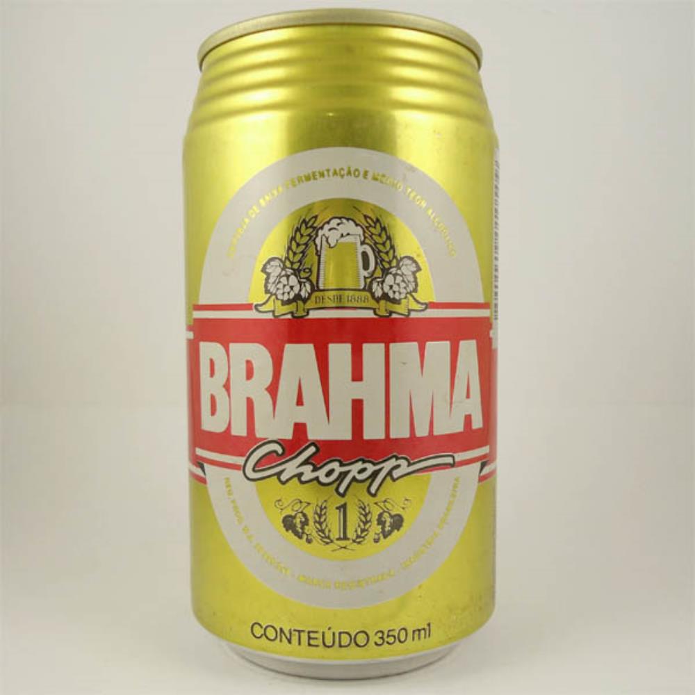 Brahma Chopp 91 vazia furada embaixo
