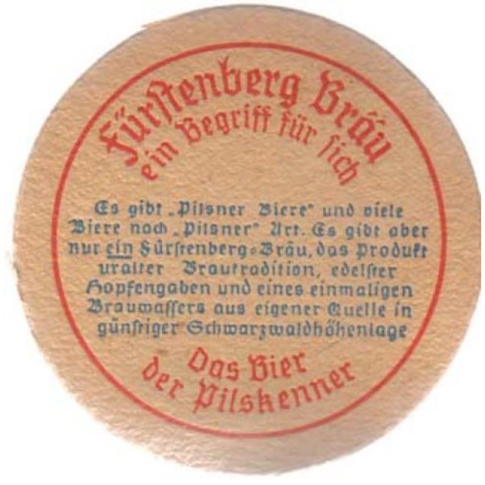 Alemanha Furstenberg Brau Das Bier
