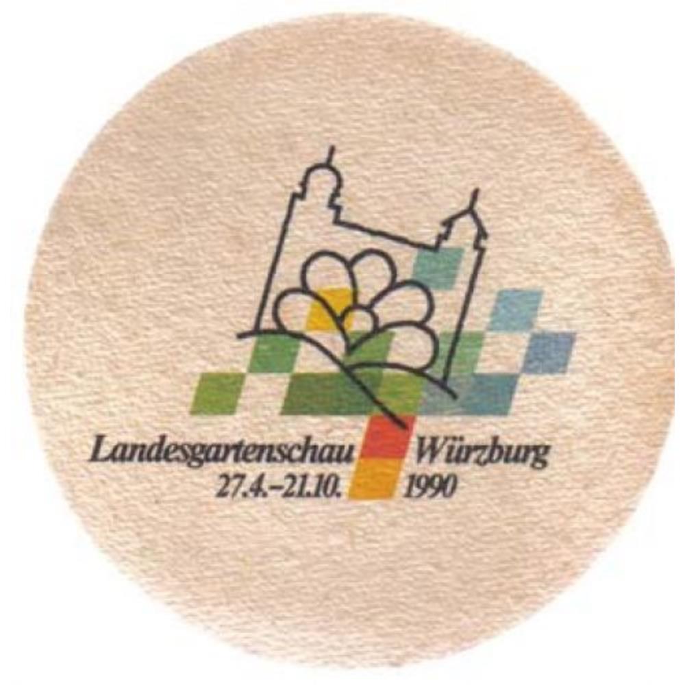 Alemanha Wurzburger Hofbrau Landesgartenschau