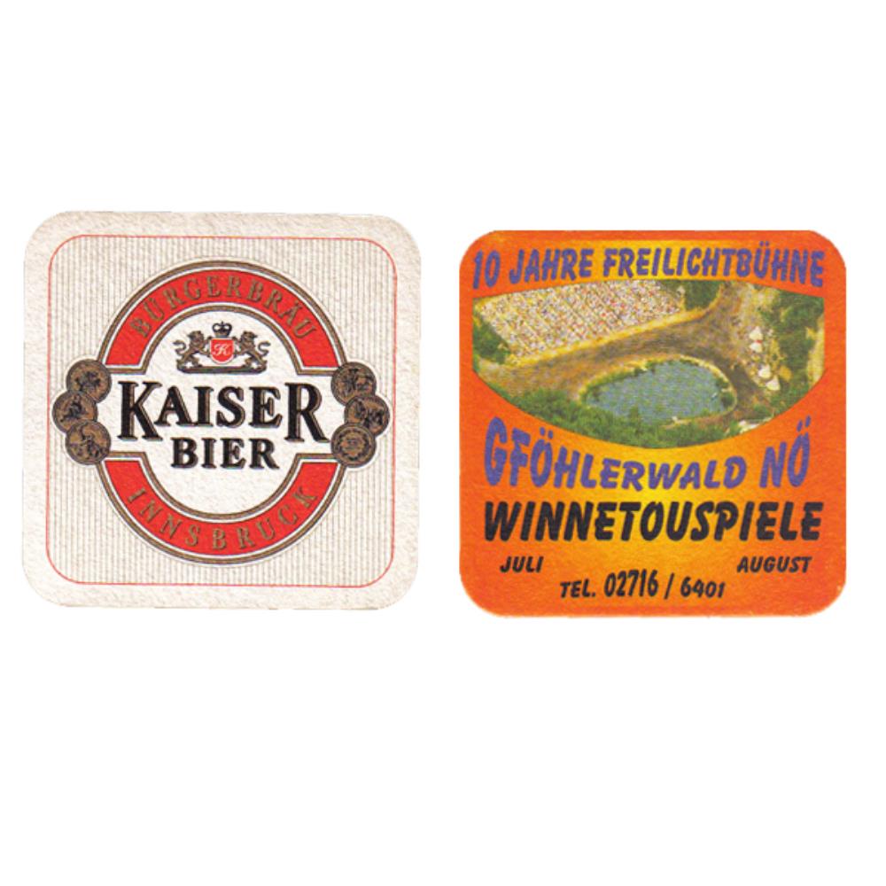 Áustria Kaiser Bier Brauerei 10 Jahre