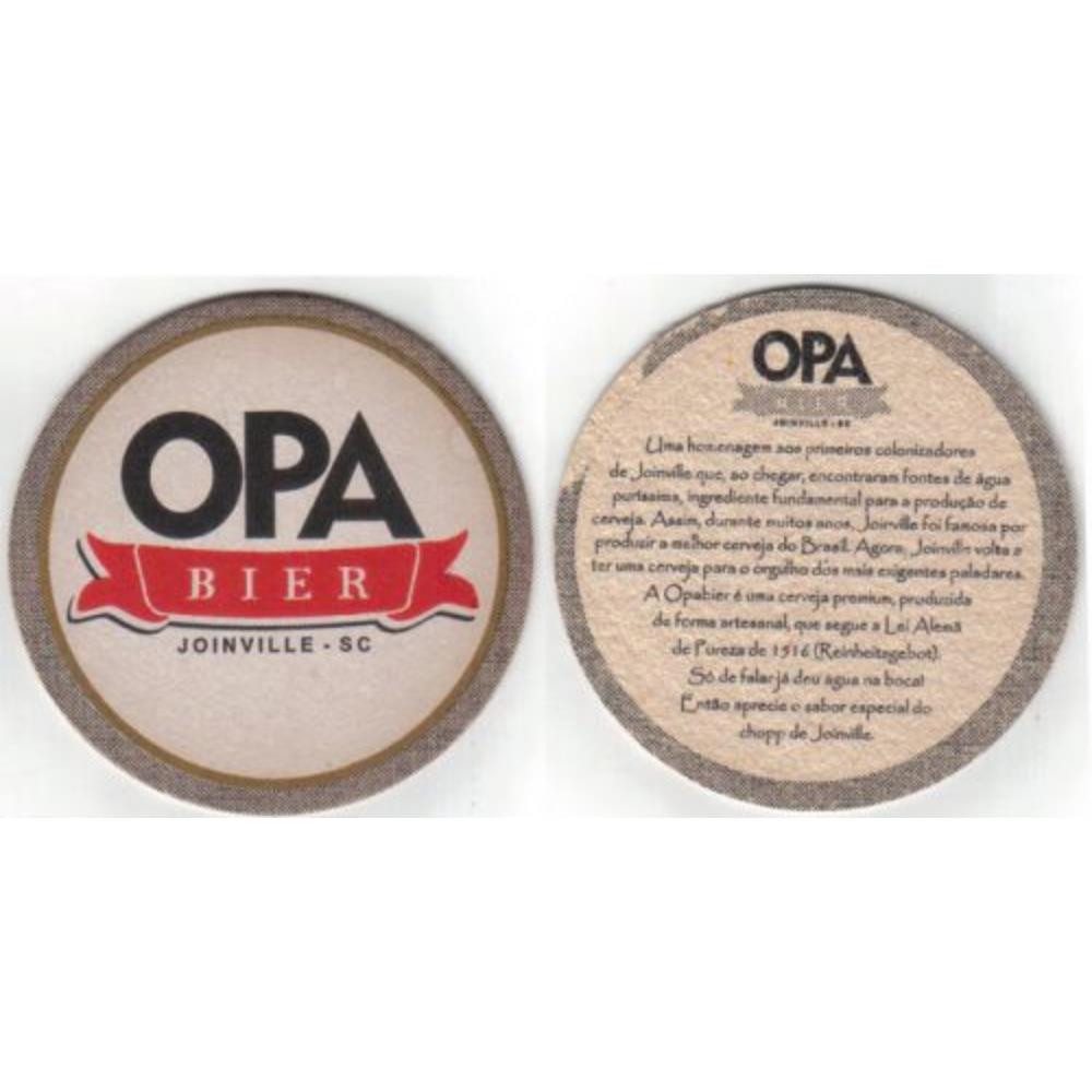 OPA Bier - uma homenagem aos primeiros colonizador