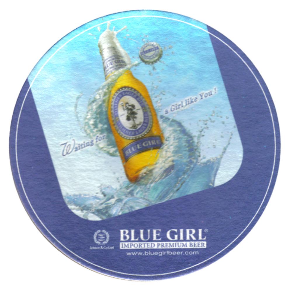 Hong Kong Blue Girl Importer Premium Beer