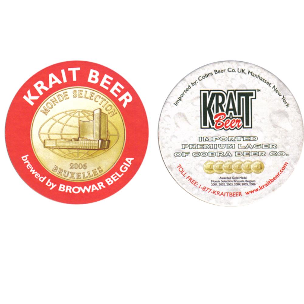 Belgica Krait Beer Monde Selection  2006 Bruxelles