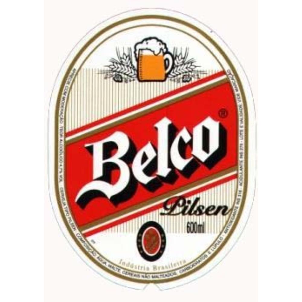 Belco Pilsen 600 ml sem contra rótulo