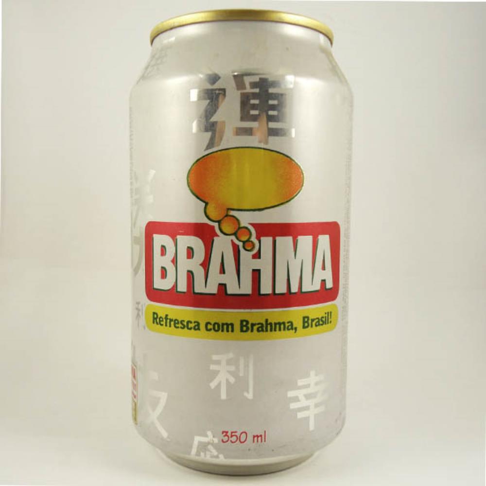 Brahma Refresca com Brahma,Brasil! (Lata Vazia)