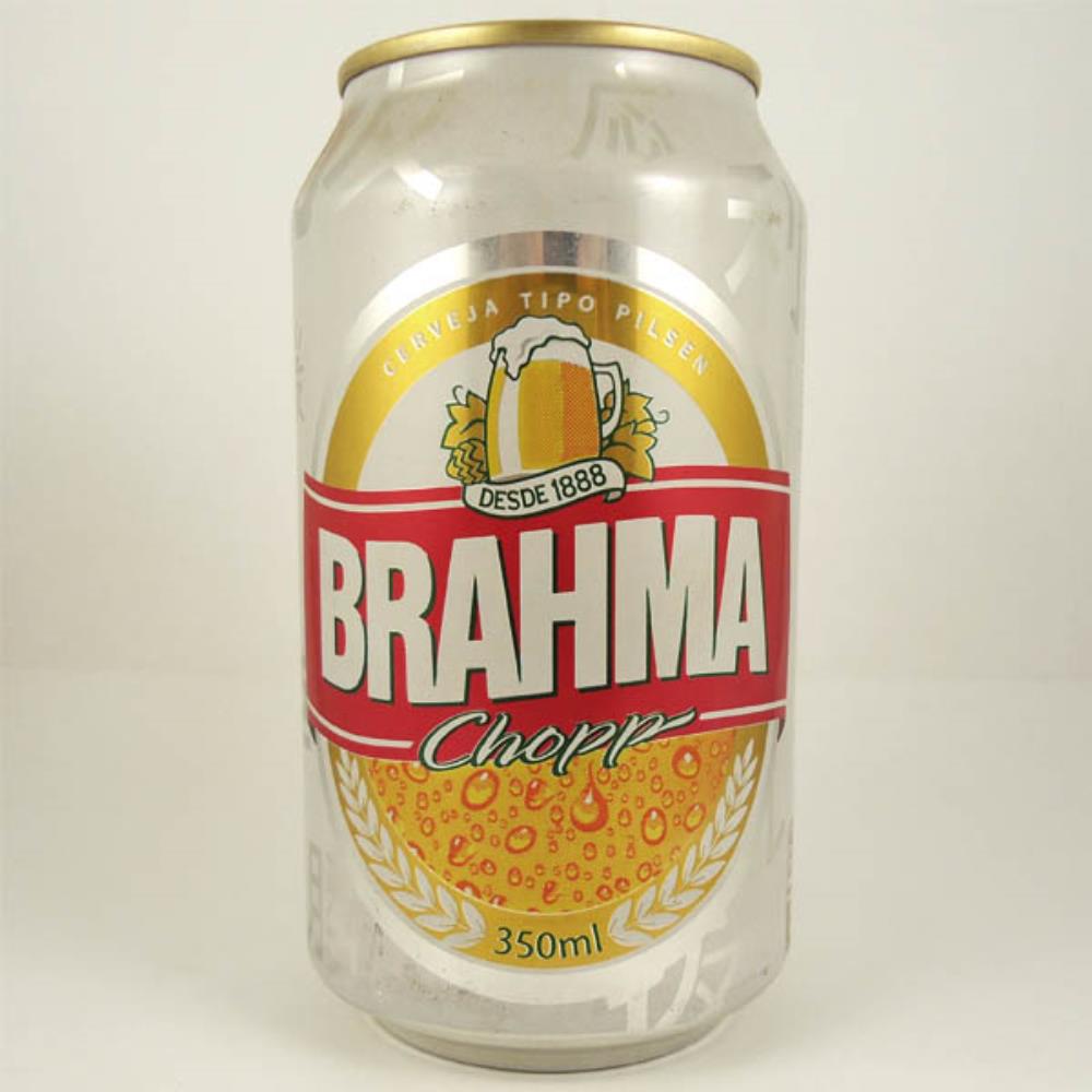 Brahma Refresca com Brahma,Brasil! (Lata Vazia)
