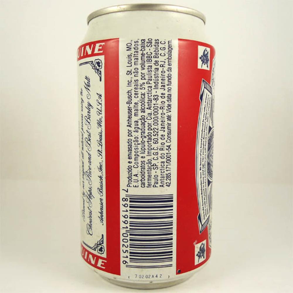 Budweiser E.U.A para o Brasil (Lata Vazia)