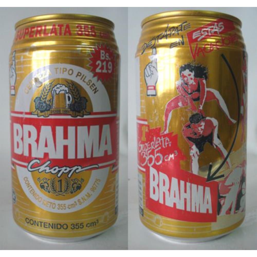 Lata Brahma Venezuela Super Lata 355 ml - Vacacion
