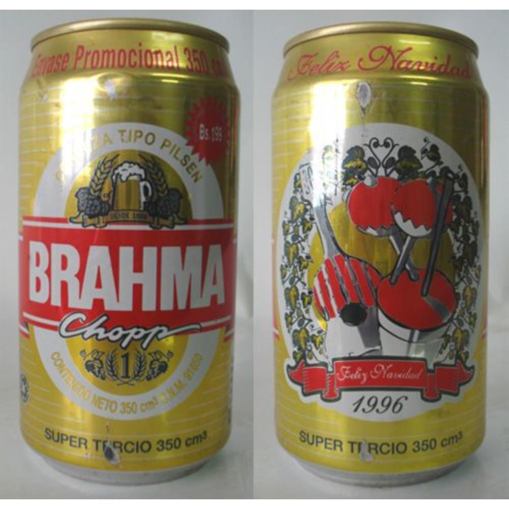 Lata Brahma Venezuela Promocional 350 ml