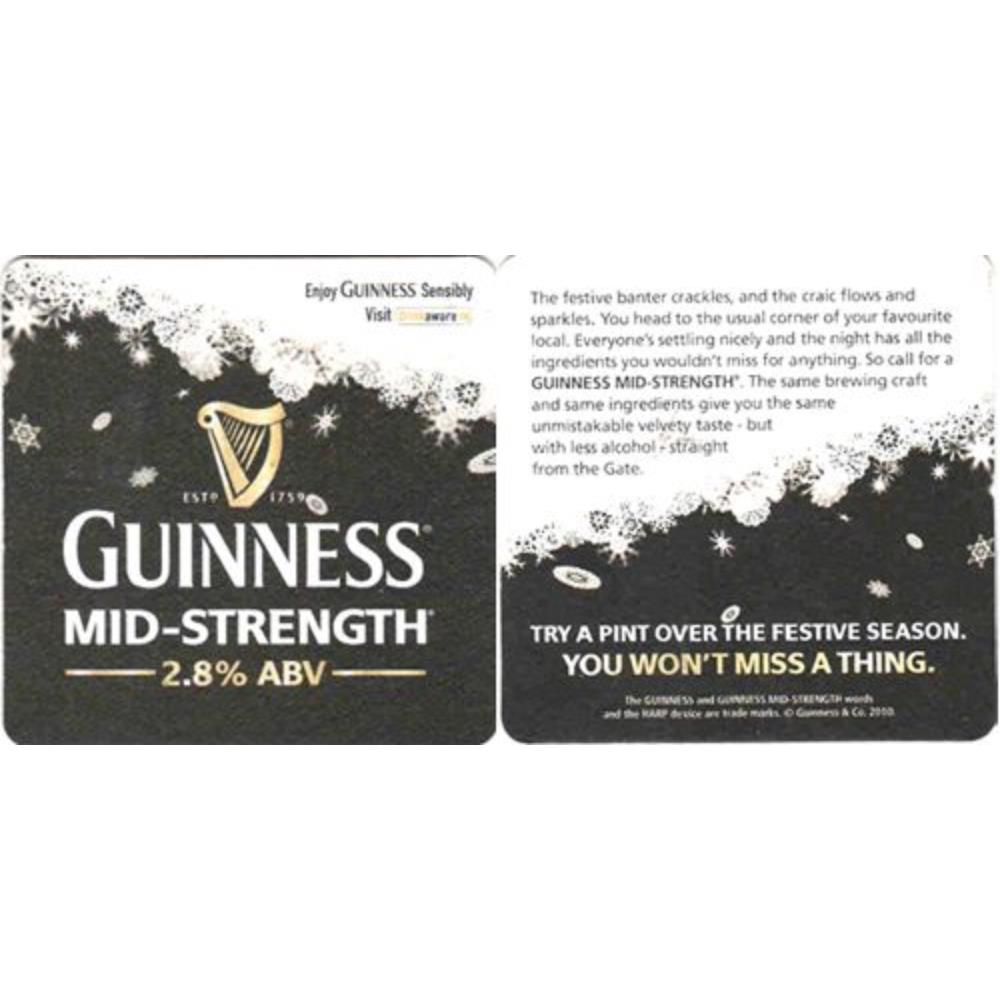 Guinness Mid Strength 2,8 Abv