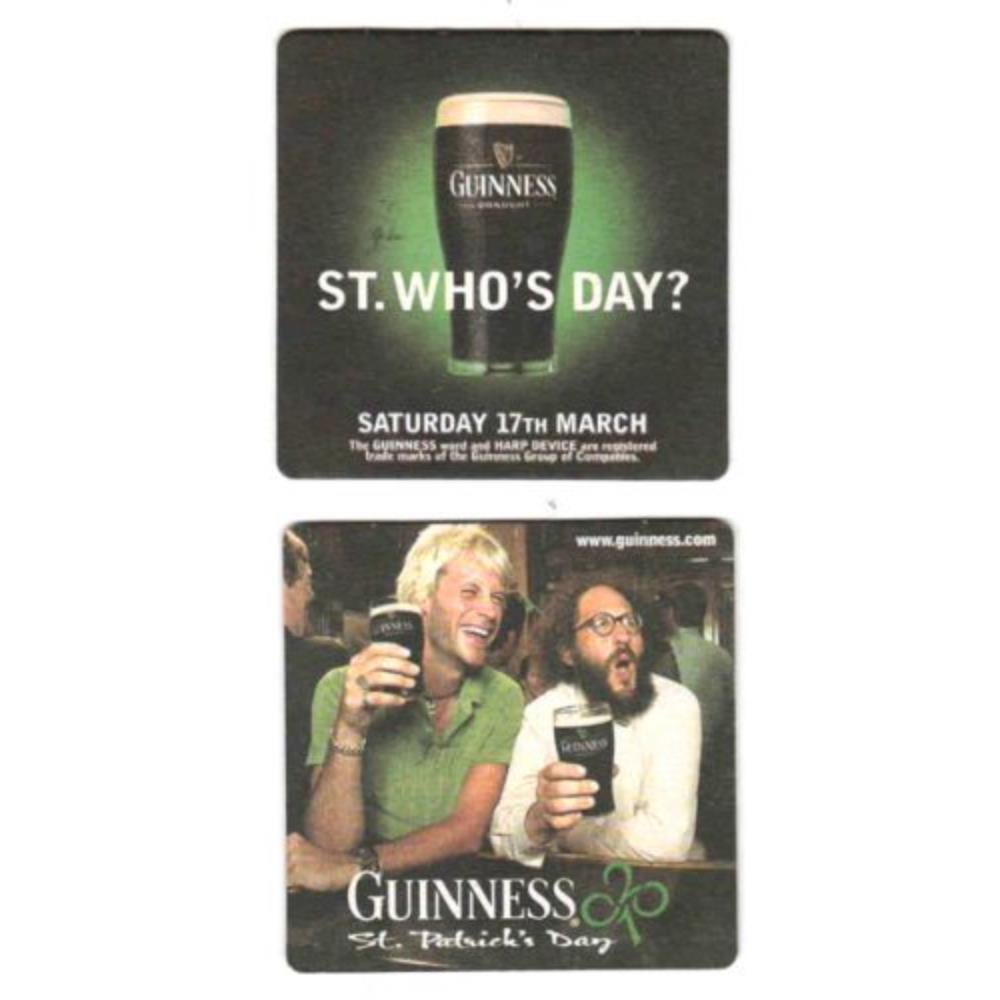 Guinness St. Patricks Day ... Whos day ?