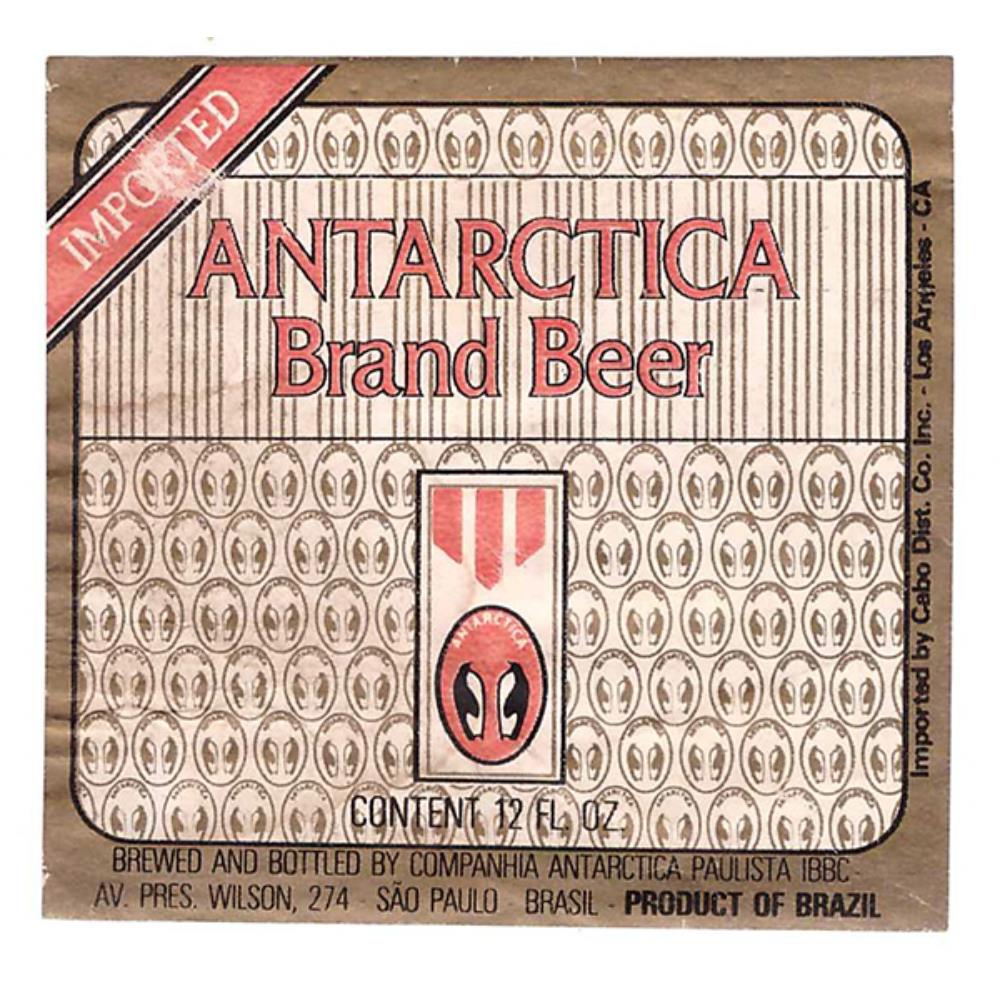 Antarctica Brand Beer Imported - usado 
