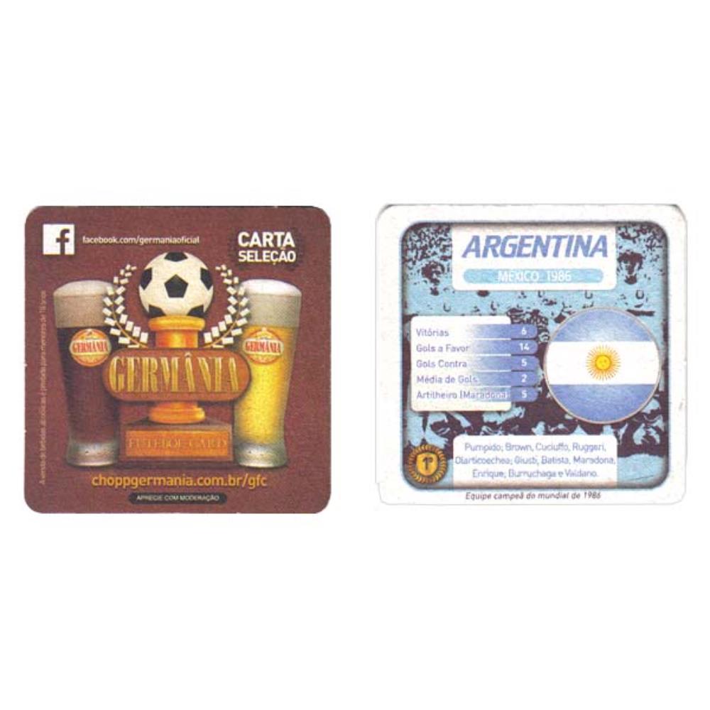 Germânia Copa de 2014 Argentina - México 1986