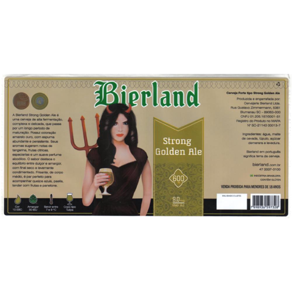 Bierland Strong Golden Ale  600 ml