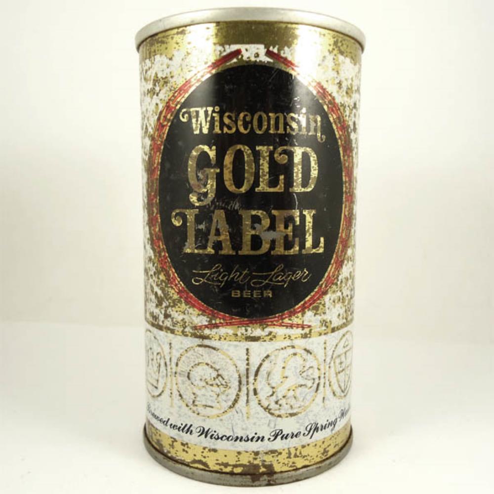Estados Unidos Wisconsin Gold Label 1968 vazia