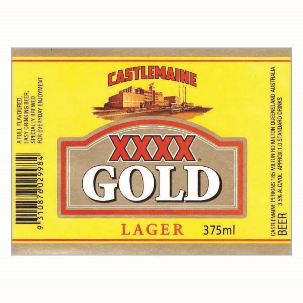 Australia Castlemaine XXXX Gold Lager