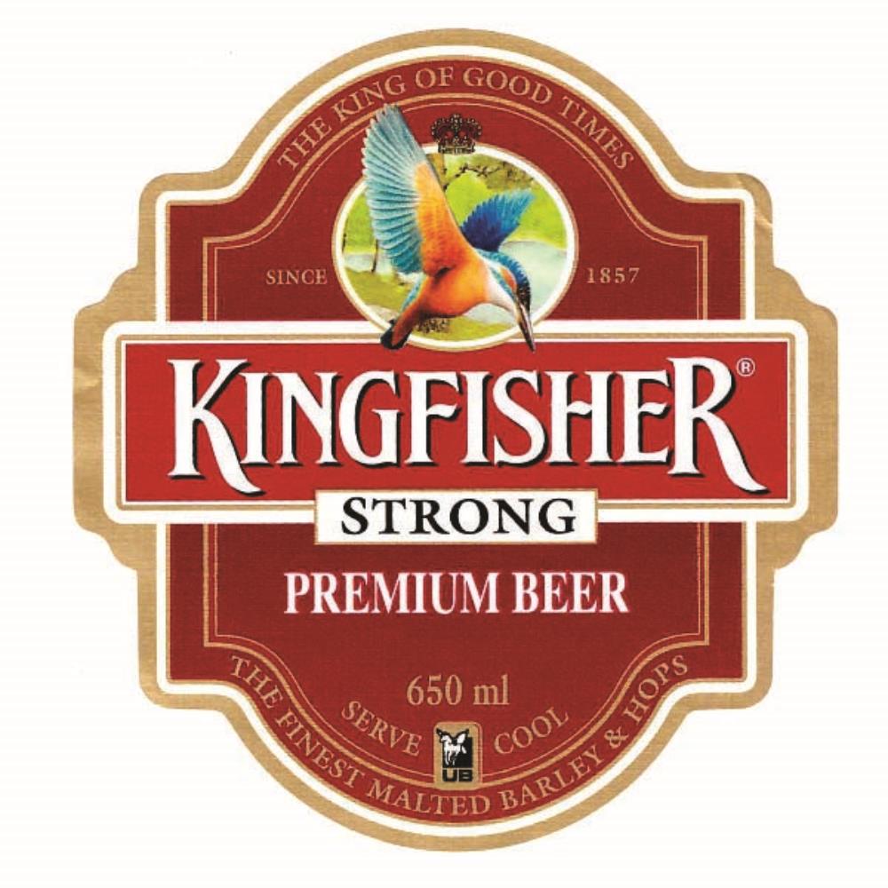 India Kingfisher Strong Premium Beer 650ml 3