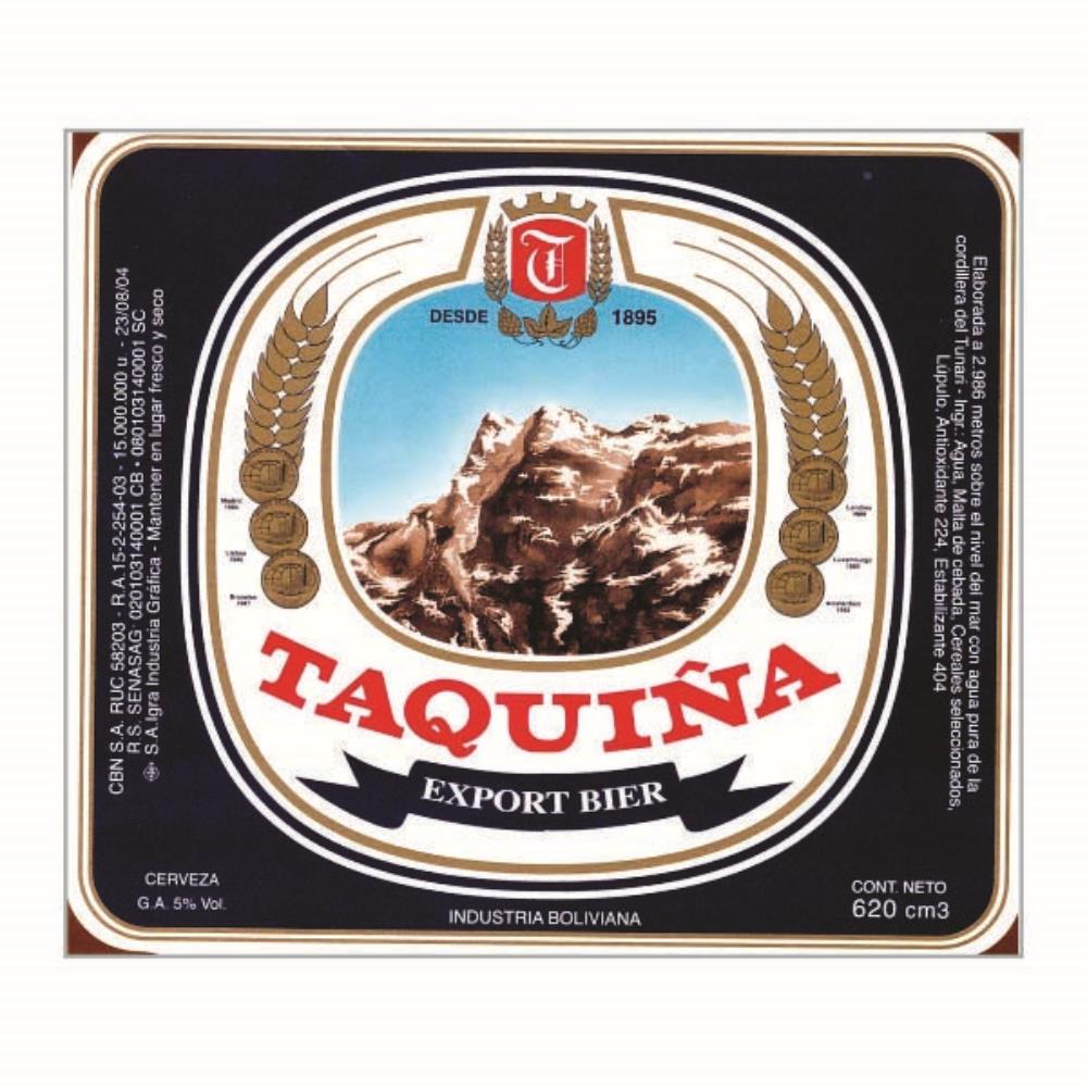 Bolivia Taquiña Export Bier 620cm³