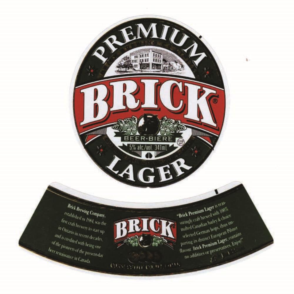 Canada Brick Lager Beer