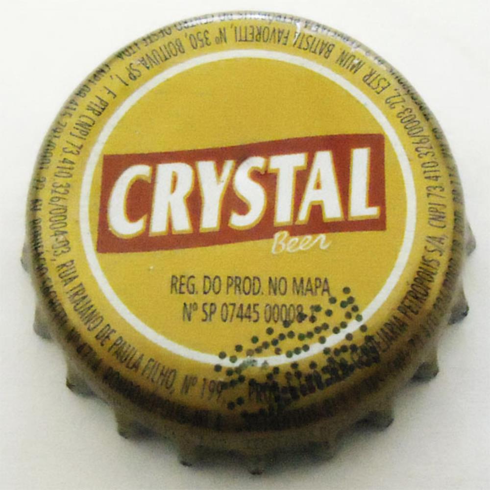 Crystal Beer Registro No MAPA