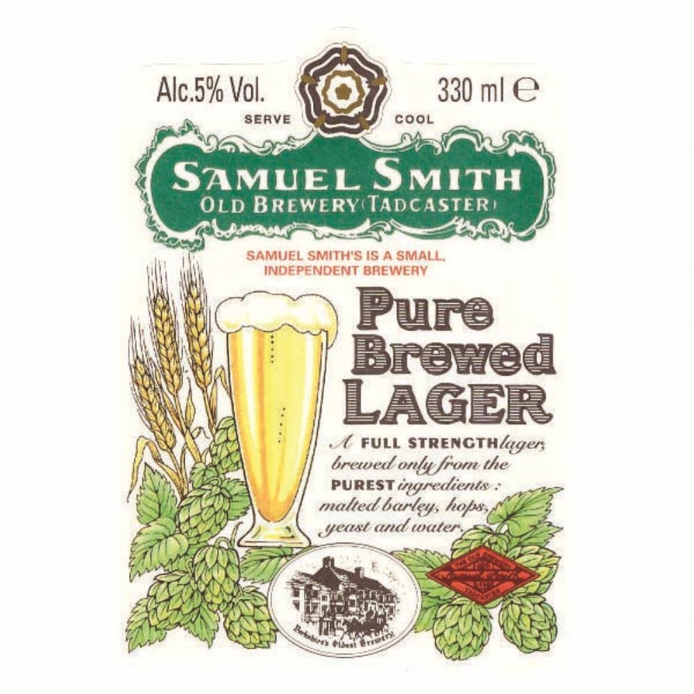 Inglaterra Samuel Smiths Pure Brewed Lager