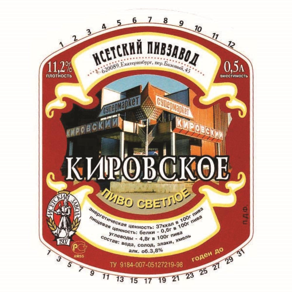Russia Kirovske Beer