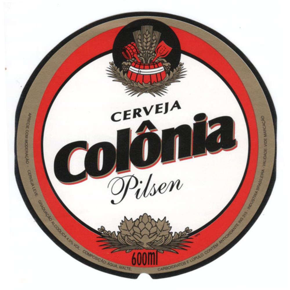 Colonia Cerveja Pilsen 600ml