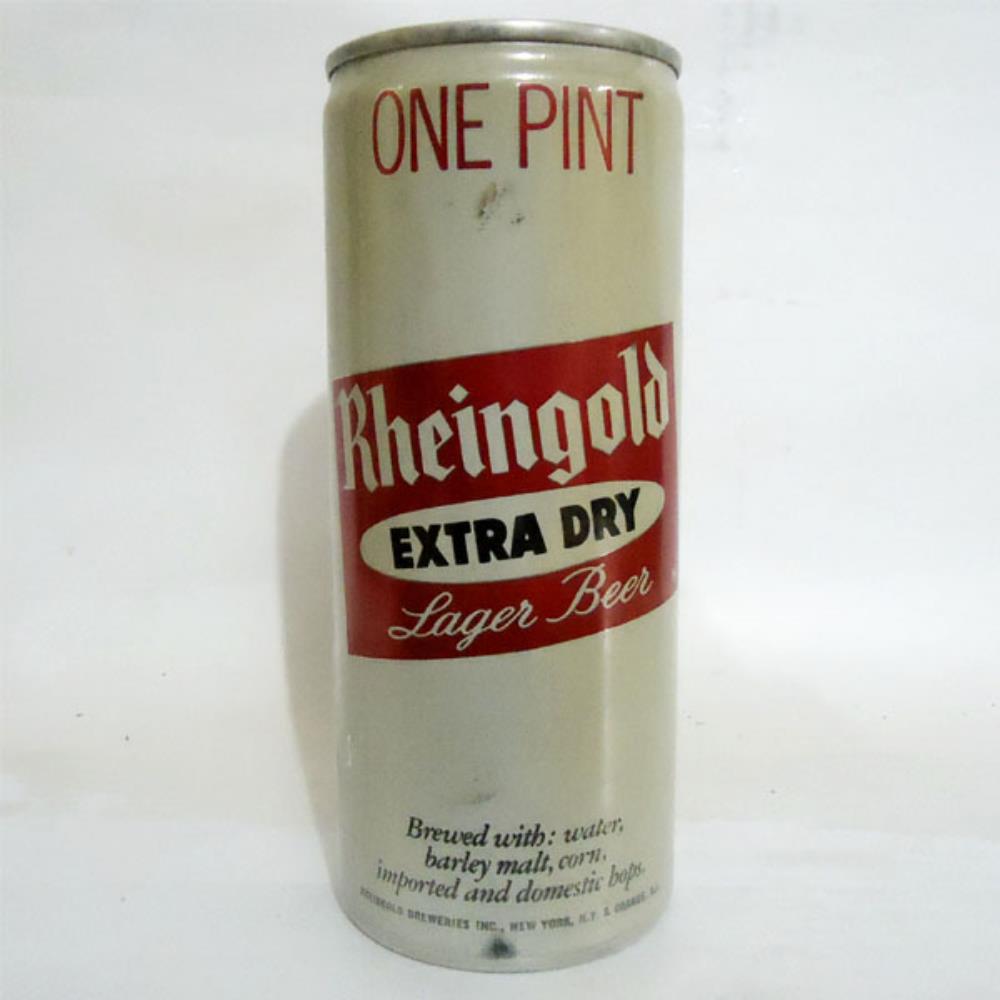 Estados Unidos Rheingold Extra Dry Lager Beer One 