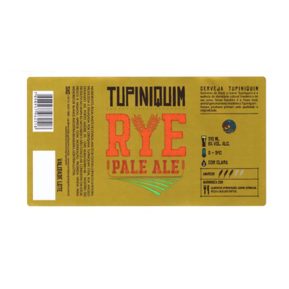 Tupiniquim Rye Pale Ale 310ml