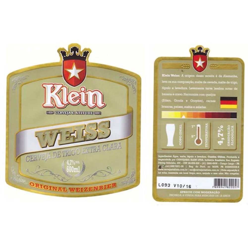 Klein Brown Weiss Cerveja e Atitude 600 ml