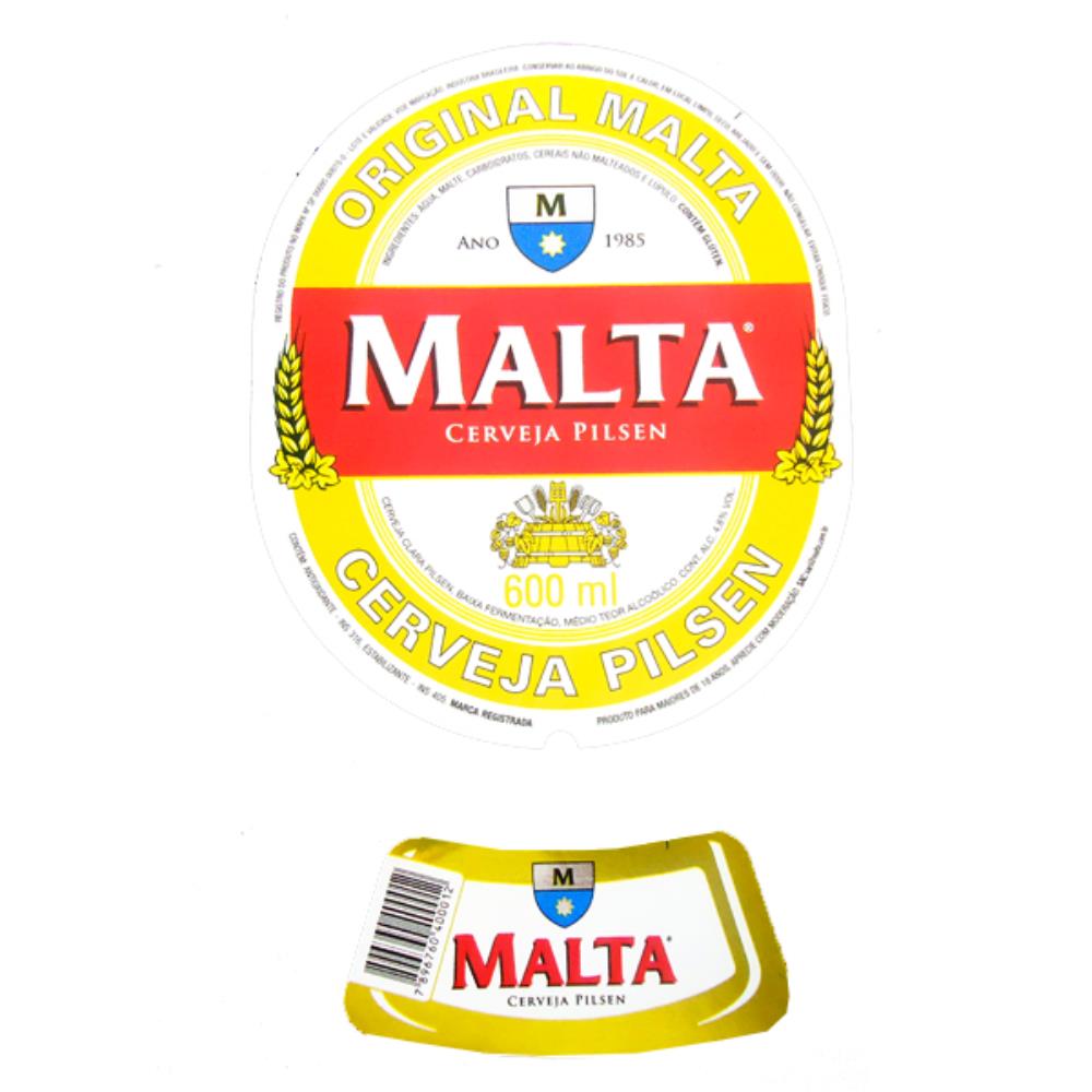 Malta Cerveja Pilsen 600ml - 2016