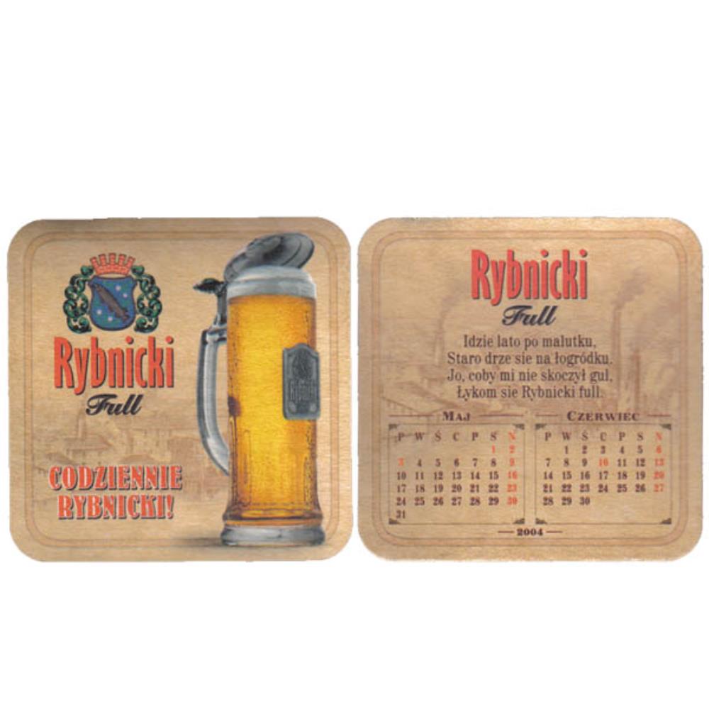 Polônia Rybnicki Full Kalendarz -Maj-Czerwiec-