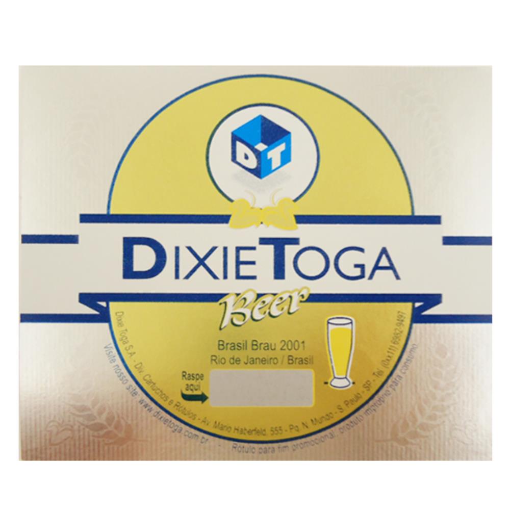 Dixie Toga Beer Rotulo teste 2