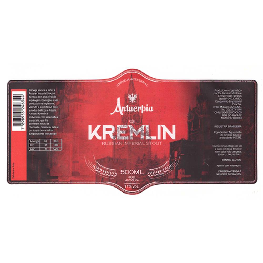 Antuerpia Kremlin Russian Imperial Stout 500 ml