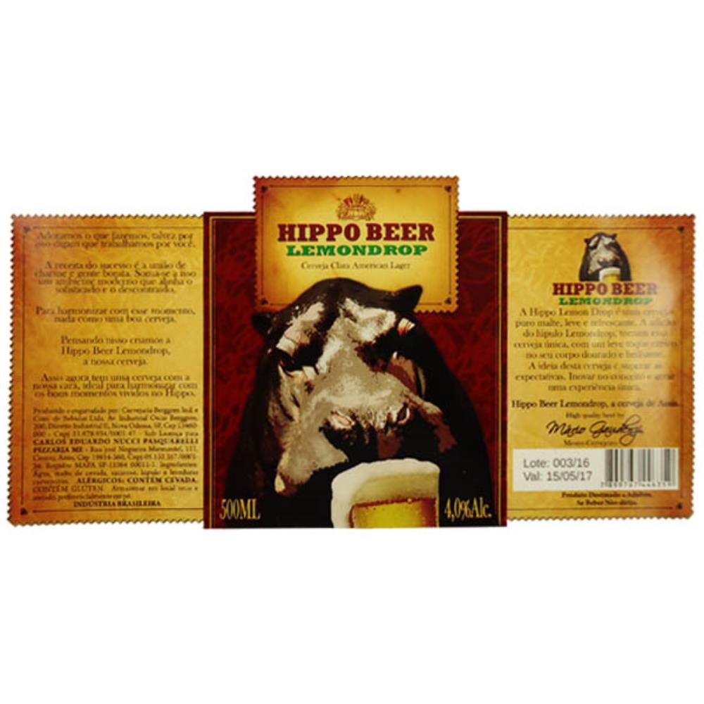 Hippo Beer Lemondrop 500ml