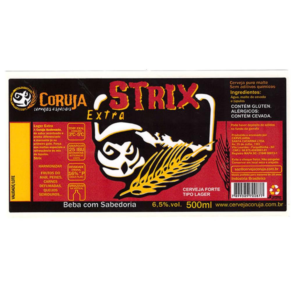 Coruja Strix Extra Forte Escura 500 ml