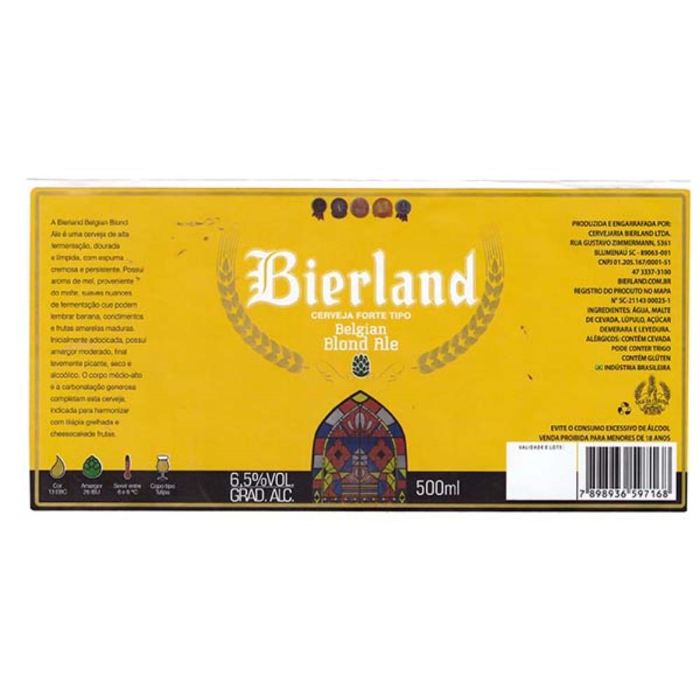 Bierland Belgian Blond Ale