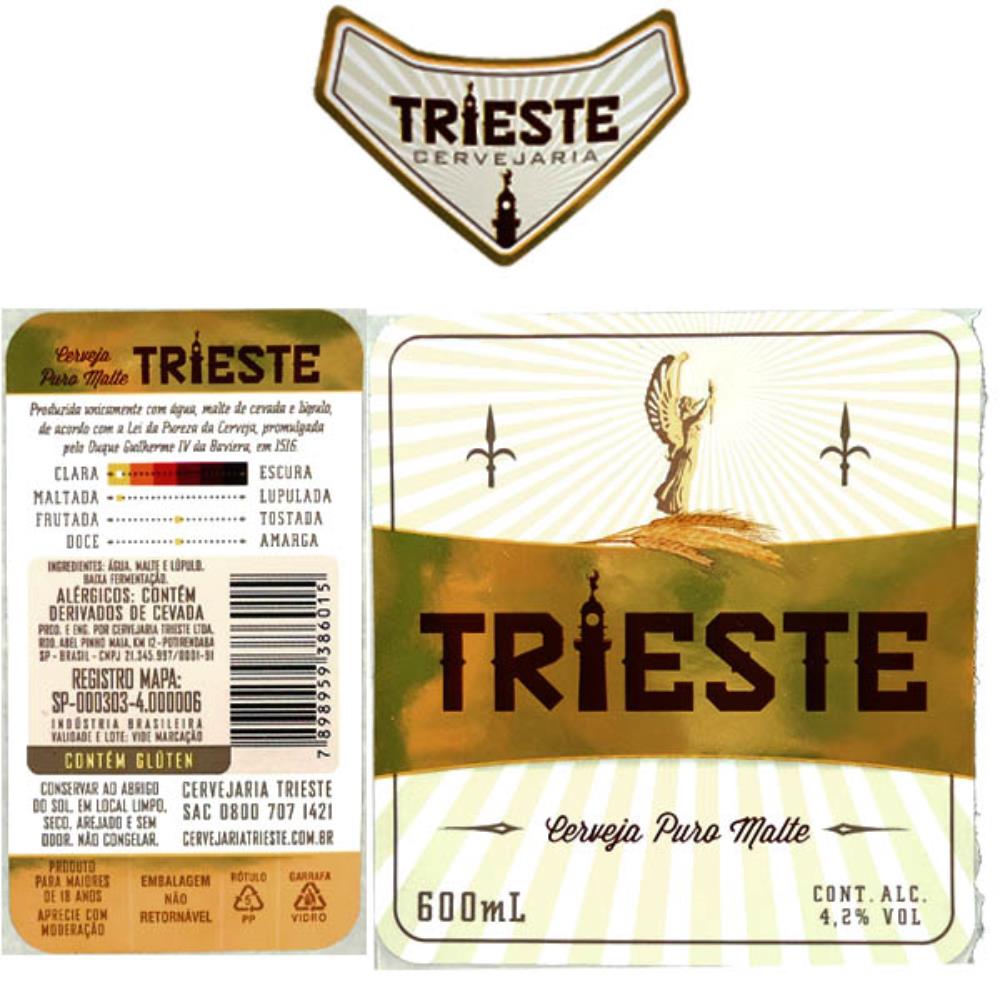 Trieste Cerveja Puro Malte 600ml