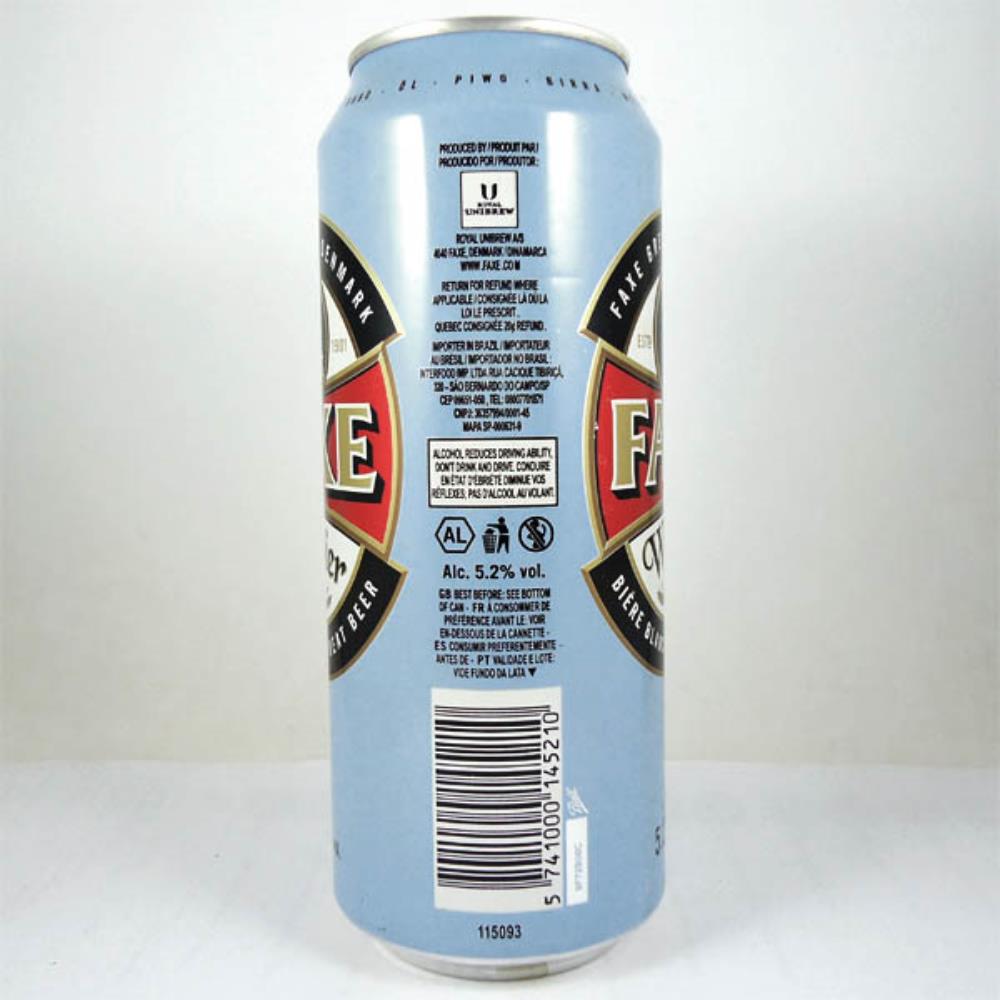 Dinamarca Faxe Witbier 500ml