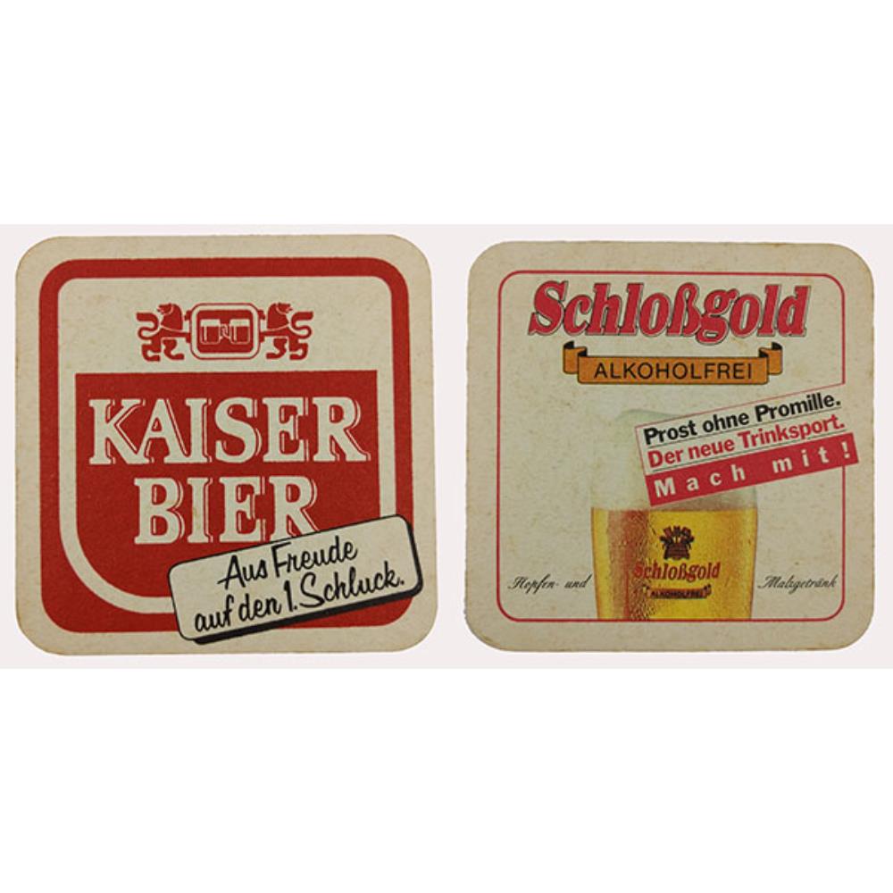 Bolacha de chopp Áustria Kaiser Bier Aus Freude au