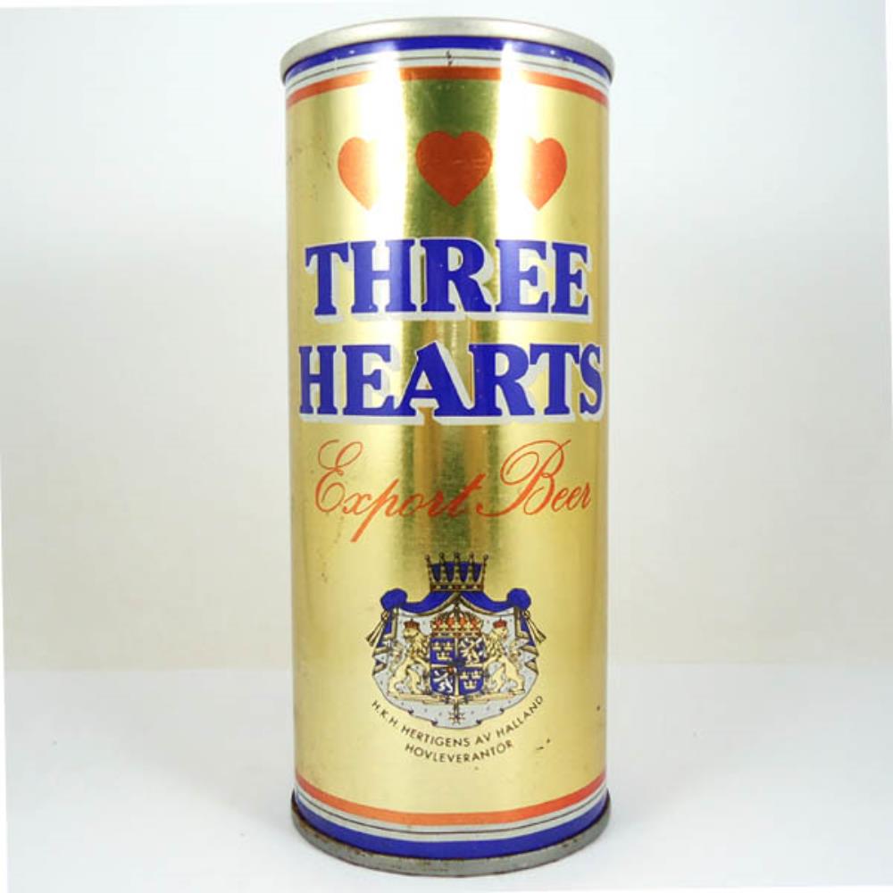 Lata De Cerveja Suécia Three Hearts Export Beer 45