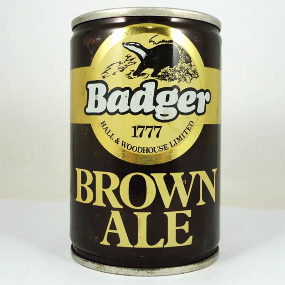 Lata de cerveja Inglaterra Badger Brown Ale 275ml