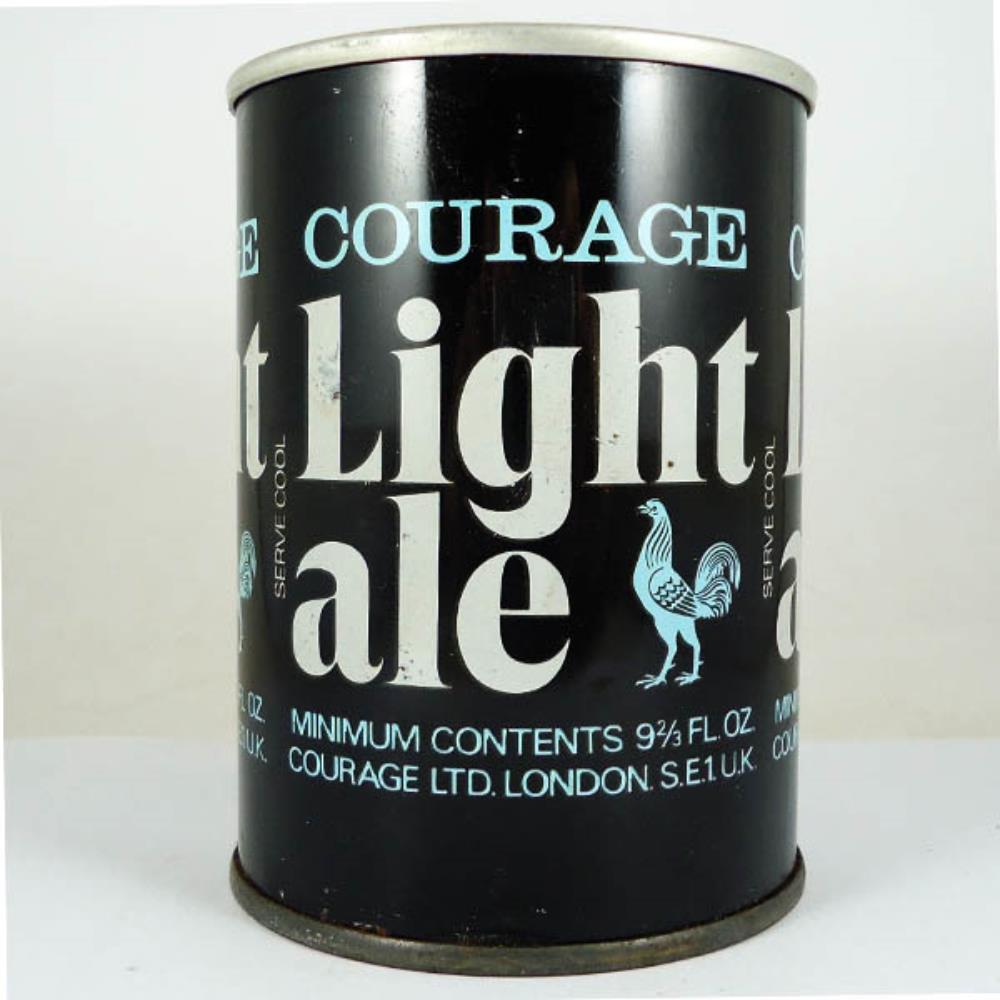 Lata de cerveja Inglaterra Courage Light Ale 275ml