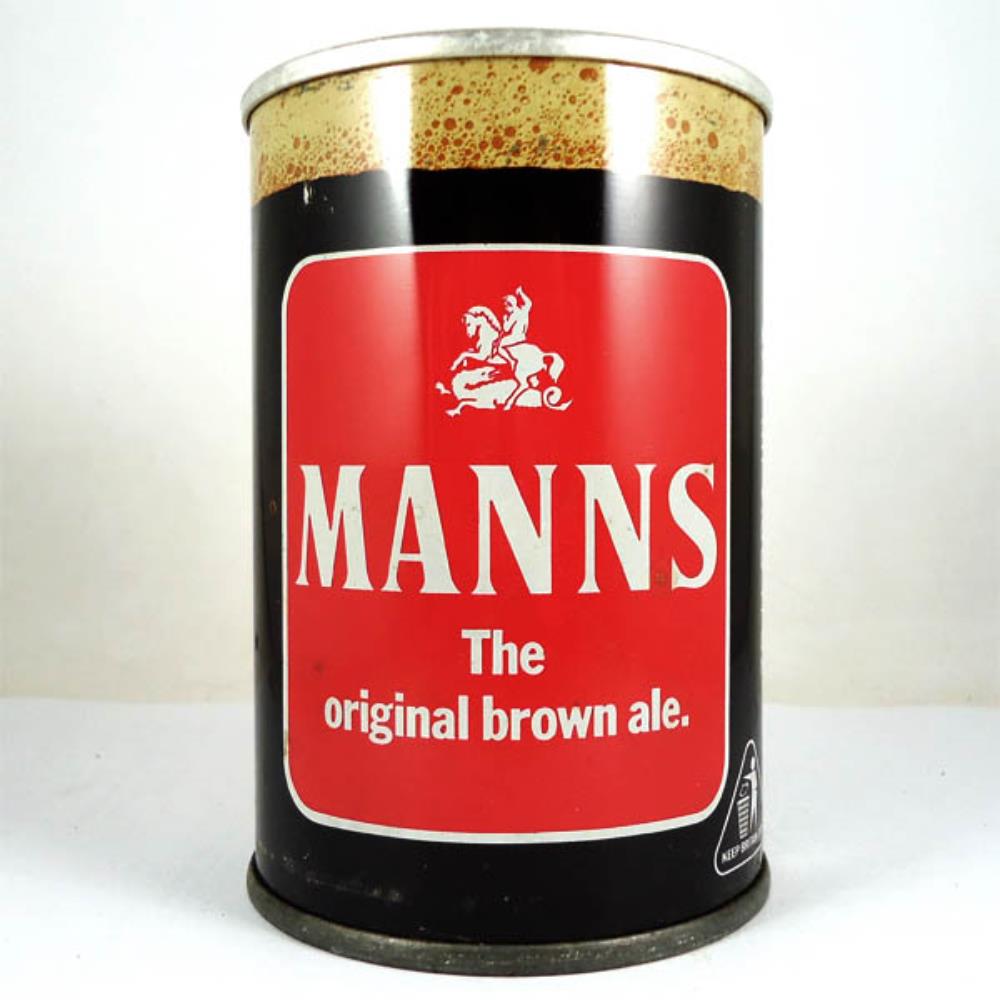 Lata de cerveja Inglaterra Manns The Original Brow