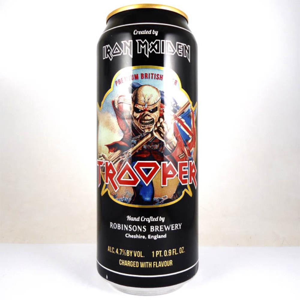 Lata de Cerveja Inglaterra Iron Maiden Trooper 500